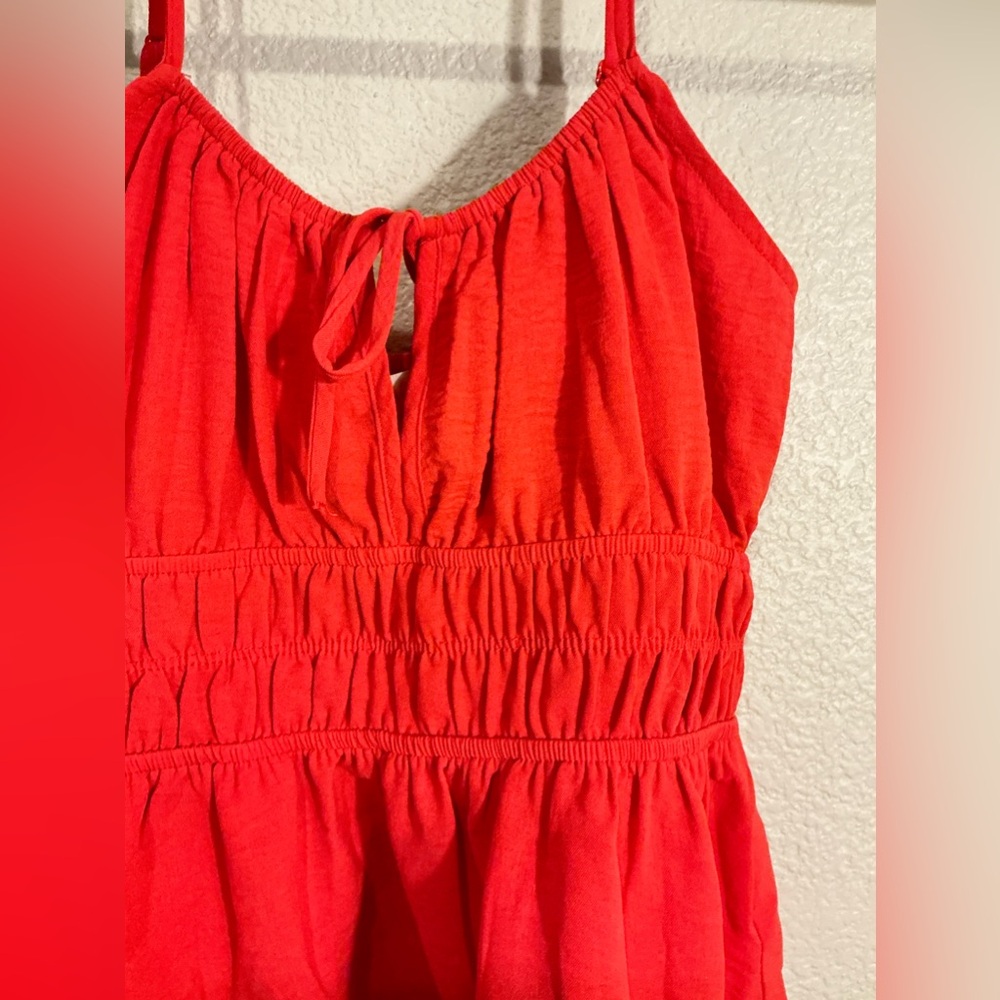 Peplum Top Red Size S